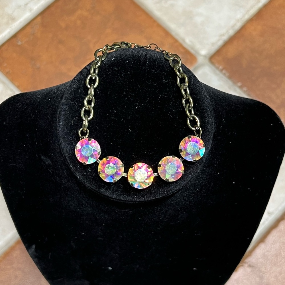 Accessories 806 By Pink Panache Bronze/AB Bracelet